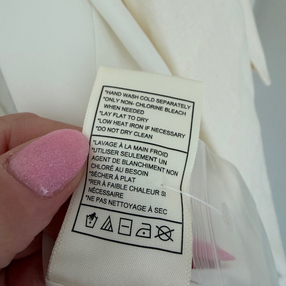 NWT Steve Madden - Imaan Blazer in Coconut Milk - Size M - Linen fabric - Picture 8 of 10